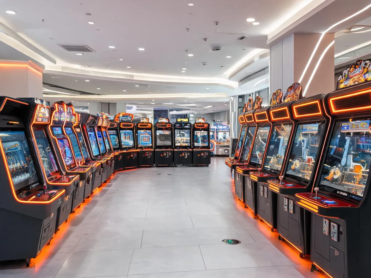 Bandai Namco commercial arcade installation